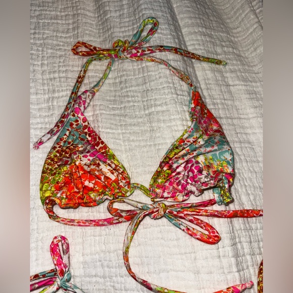 Colorful Snake Skin Bikini Set - Picture 4 of 8